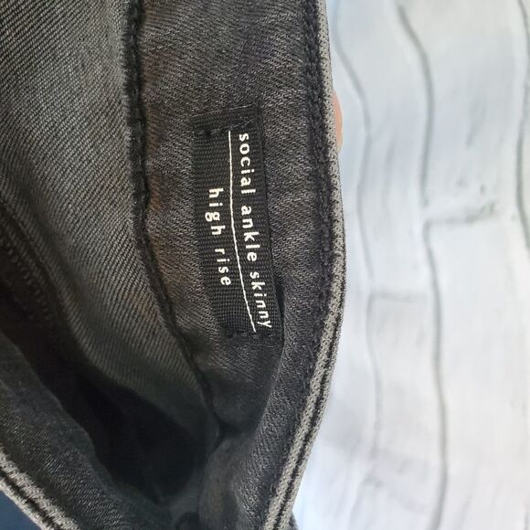 Sanctuary high rise embellished ankle jeans black - Picture 7 of 8